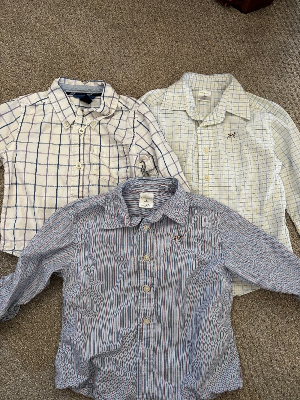 Boys button up shirts